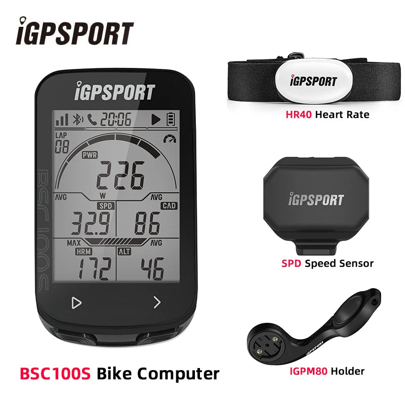 NEW Bicycle Computer Set BSC100S Computer BLE Bluetooth ANT Waterproof Wireless Bike Stopwatch MTB Road Cycling Bike Computer Cycling Accessories Sports Supplies