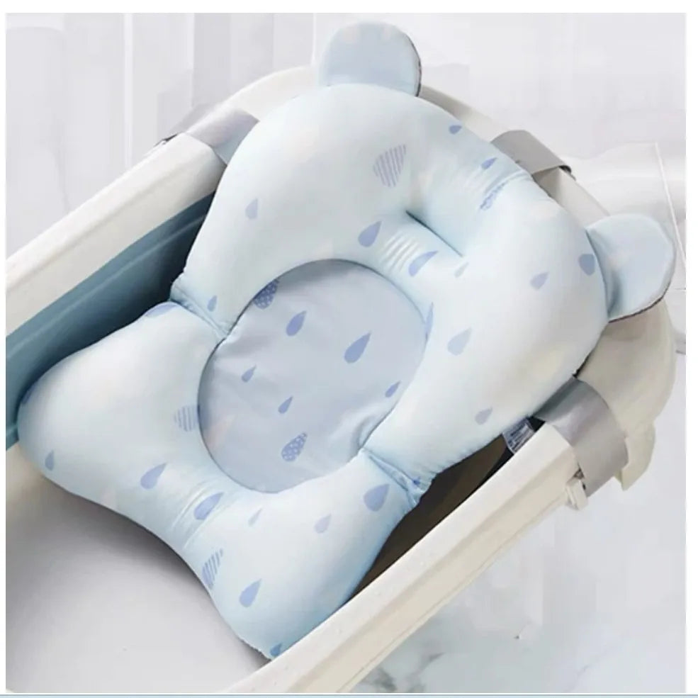NEW Arrivals Baby Bath Support Pad Foldable Floating Seat Adjustable Newborn Bathing Cushion Infant Safety Net Hammock Babies Personal Care Supplies