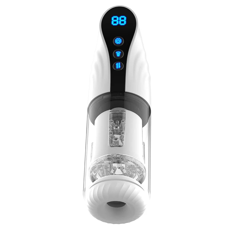 Telescopic Rotary Sucking Automatic Multinational Pronunciation Male Exercise Masturbator Adult High Stimulate Sex Toys for Men