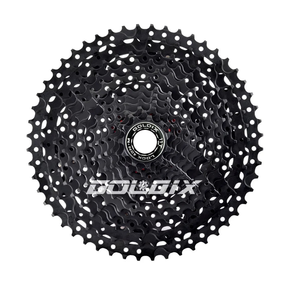 NEW Black MTB Cassette 8/9/10/11/12 Speed 40/42/46/50/50T K7 8/9/10/11/12v Bicycle Freewheel Bicycle Sprocket for Shimano HG Bicycle Accessories Sports Supplies