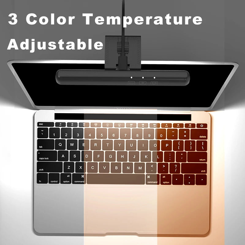 NEW 60cm RGB LED Computer Monitor Curved/Straight Light Bar Music Rhythm Eyes Protection Screen Hanging Light Dimming Atmosphere Night Lamp For Game/Study/Work Home Office Work