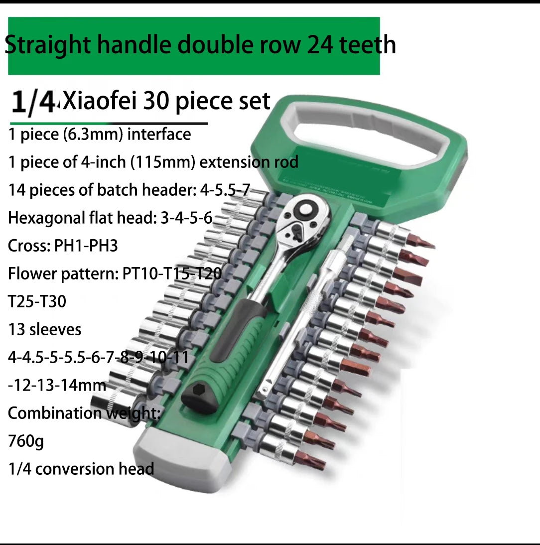 NEW Arrivals Hand Tools, Key Set Wrench, Ratchet Wrench Set 1/4 3/8 1/2 Auto Repair Spanner Tools Car Repair Accessories