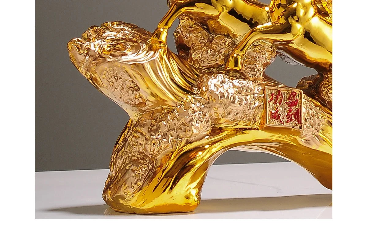 Home Decor Gold Eight Horses To Attract Wealth Ornament Living Room Decoration Ceramics Crafts Office Desktop Decoration