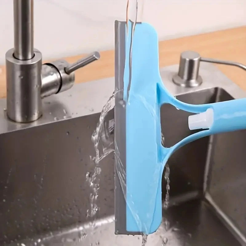 NEW Arrivals Household Multi-Function Glass Cleaning Mirror with Watering Can 3-in-1 Set Glass Scraper Window Scraper Home Office Outdoor Indoor Supplies