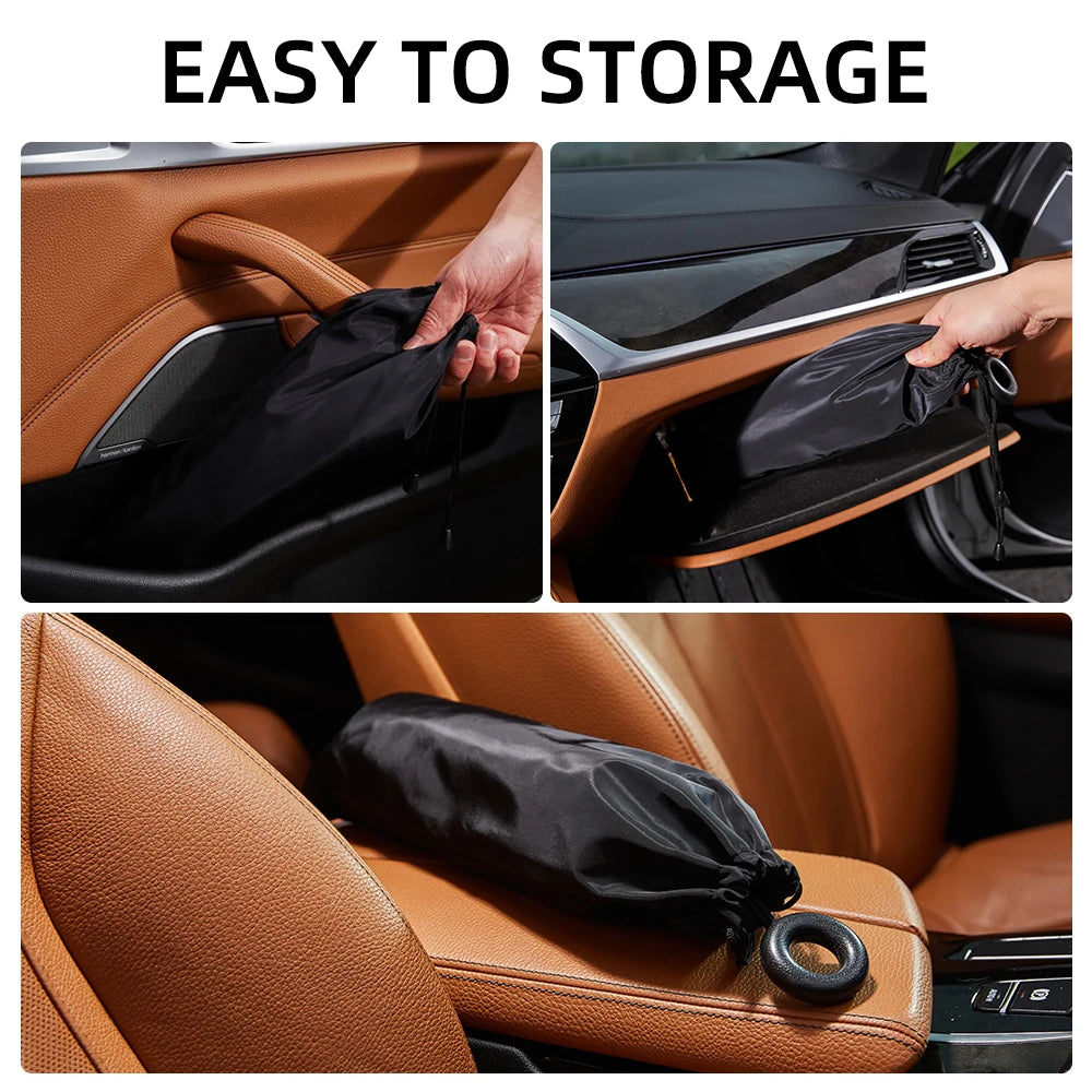 NEW!!!! Upgraded Car Windshield Sun Shade Umbrella Foldable Car Sunshade Front Window Cover for UV Ray Block & Sun Heat Protection
