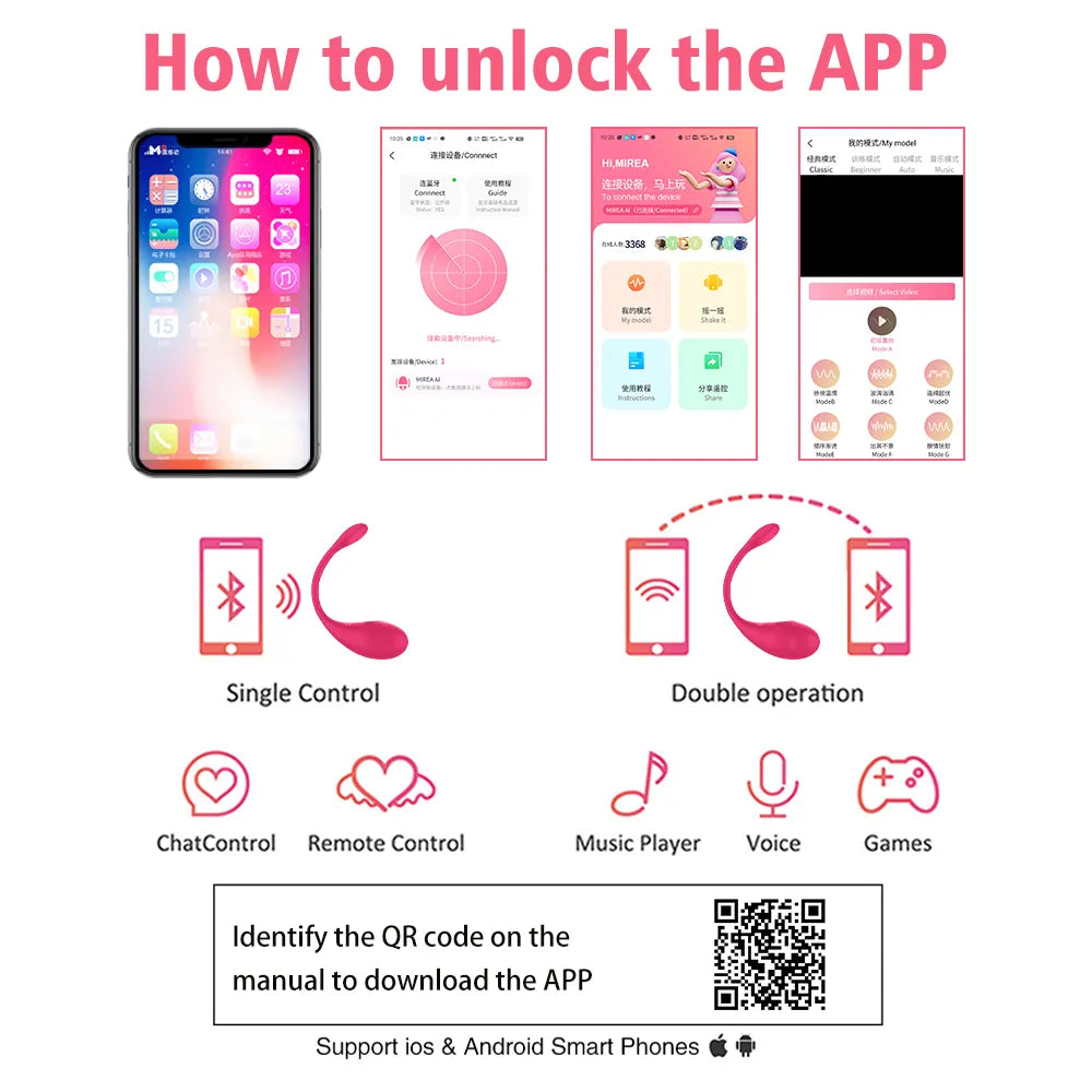 Wireless Bluetooth G Spot Vibrator for Women Dildo APP Remote Control Wear Vibrating Egg Clit Female Panties Sex Toys for Adults