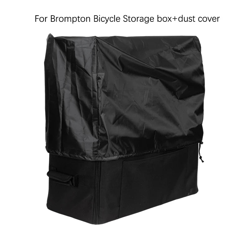 NEW!!!! Folding Bike Storage Box For Brompton Fit 14-22 Inch Folding Electric Bicycle Waterproof Car Trunk Folding Storage Box