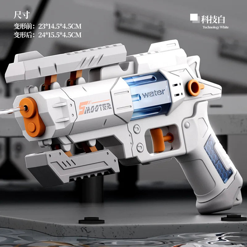 NEW Arrivals Adult-Children Water Gun Toys Bursts Children's High-Pressure Strong Charging Energy Water Automatic Japanese Water Spray Toy Guns Summer Sports Games Toys Supplies