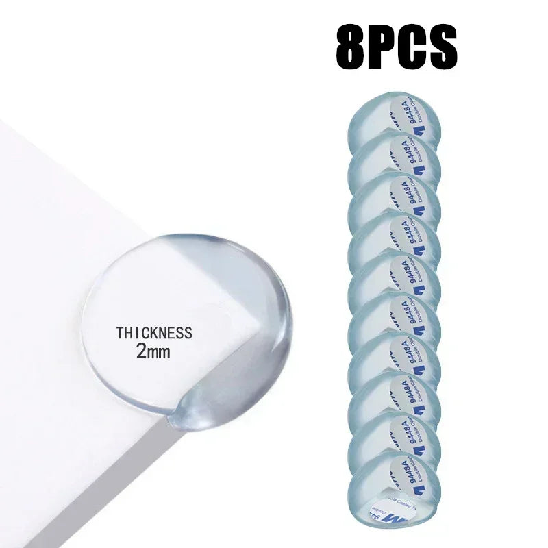 NEW Arrivals 1OPCS Corner Guards Set + 3M Transparent PVC Baby Protection Strip with Double-Sided Tape Anti-Bumb Kid Safety Table Edge Furniture Guard Corner L Protectors