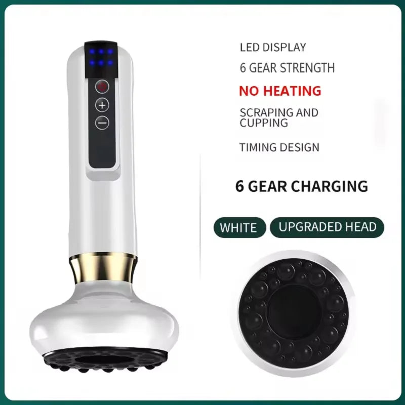 NEW Korean Handheld Rechargeable Magnetic Cupping Massager Cellulite Fat Suction Machine for Body Sculpting Belly Cellulite Massage