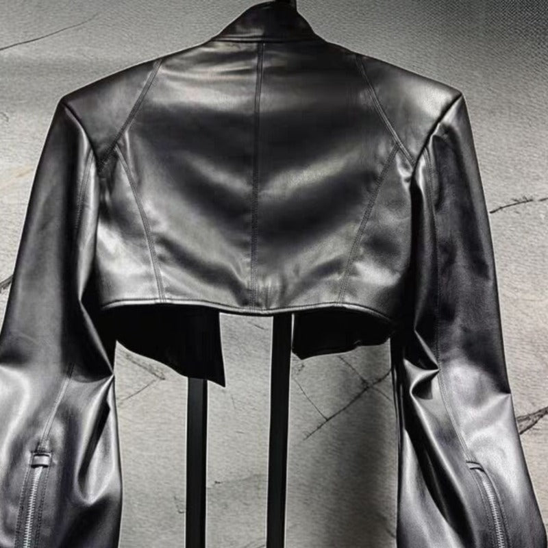 NEW Arrivals Y2K PU Leather Autumn Winter Jackets for Women Streetwear Solid Moto Bilker Style Chaquetas Ins Fashion Short Ropa De Mujer Girls Fashion Clothing Supplies