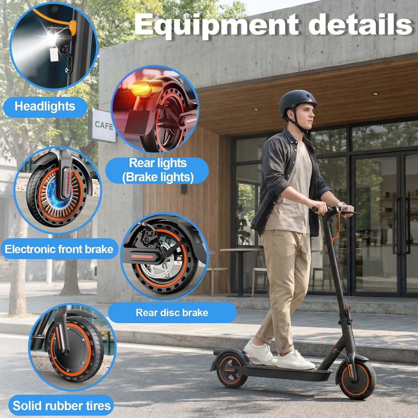 Just Arrived T3 Foldable and Portable Electric Scooter with APP Control, 350W 36V 7.8Ah Motor, 25km/h Speed, 8.5" Tires