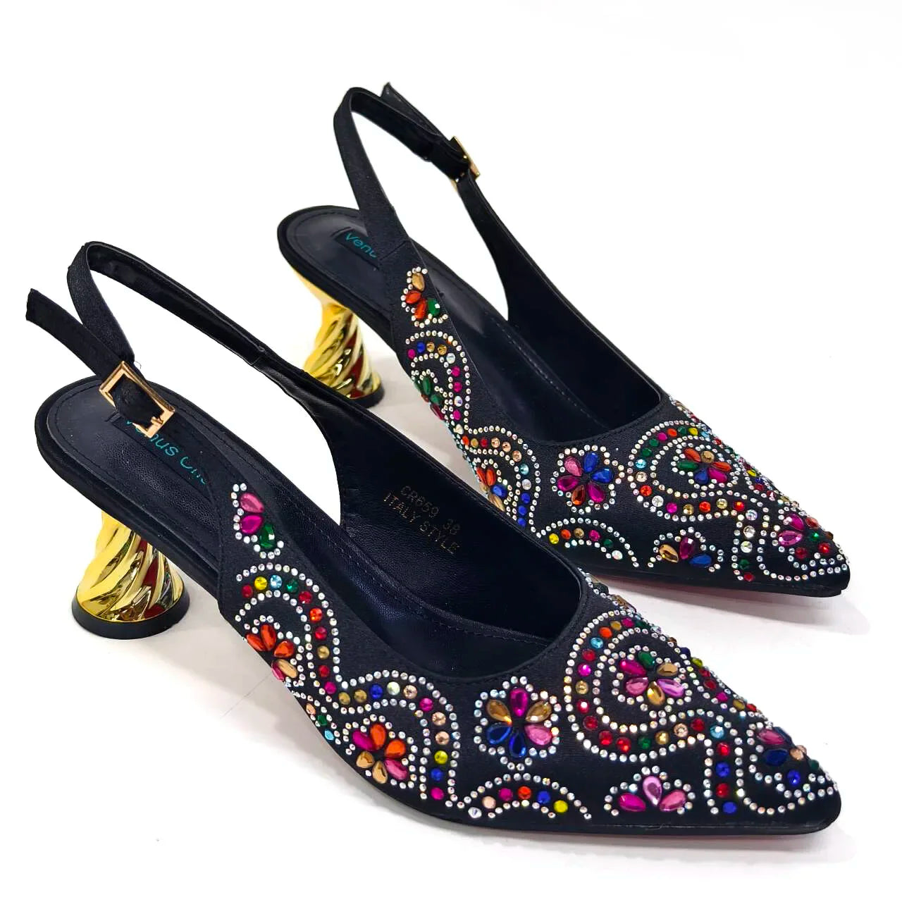 Newest 8 Colors INS Style FUCHSIA Color Elegant Low Heels Nigeria Popular Design African Ladies Shoes And Bag Set for Wedding Birthday Party Night Business Dinner Ladies Luxury Fashion Apparel Accessories Shoes Products