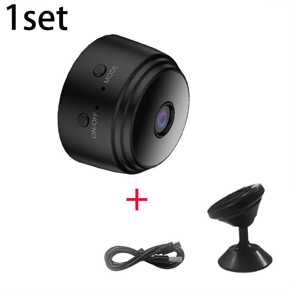 NEW Arrivals 2PCS Set A9 Mini Camera Wi-Fi Wireless IP Security Video Camcorders Night Vision Mobile Camera Video HD 1080P Surveillance Smart Home Security Supplies