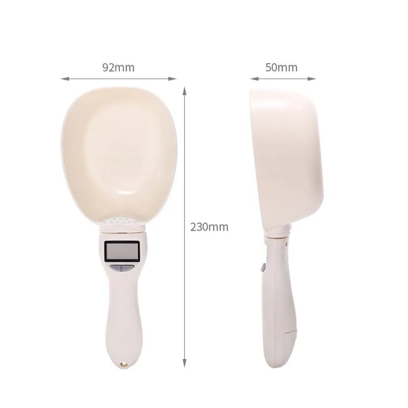 NEW Arrivals Pet Food Scale LCD Electronic Precision Weighing Tool Dog Cat Feeding Food Measuring Spoon Digital Display Kitchen Scale Pets Home Supplies