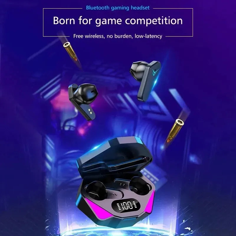 NEW Arrivals X15 TWS Gaming Earphone Wireless Bluetooth Earphone With Microphone Bass Audio Sound 9D Stereo Music HiFi Headset For Gamer All Phones Electronics Supplies