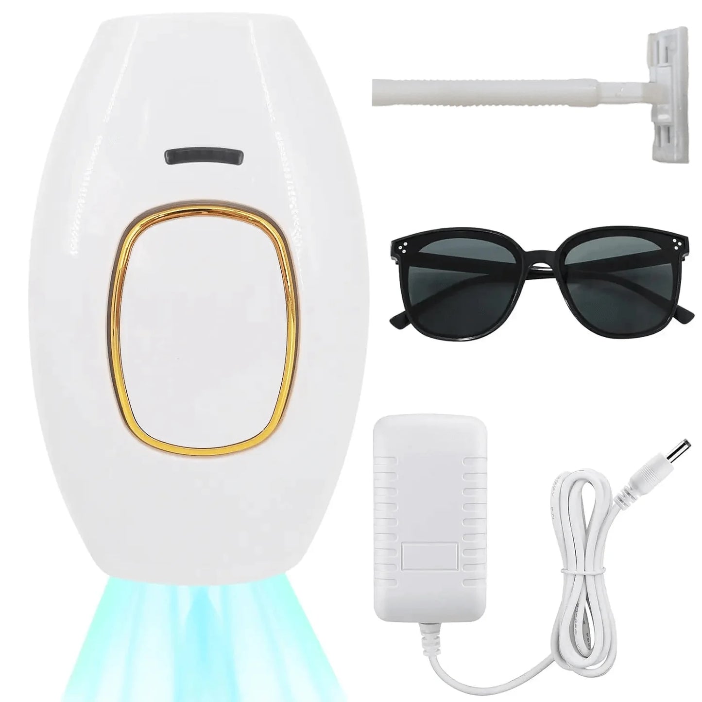 NEW Arrivals 500000-999999 Flashes Set 3 Colors UK Plug IPL Hair Removal Device for Women Painless Laser Epilator for Body Bikini Lines and Face Hair Care Products