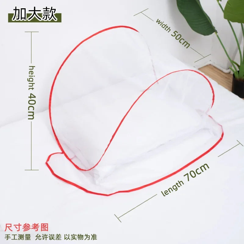 NEW Arrivals Facial Korean Mosquitoes Repellent Cover Home Bed Foldable Mesh Insect Folding Netting Easy Install Single Double Portable Random Color