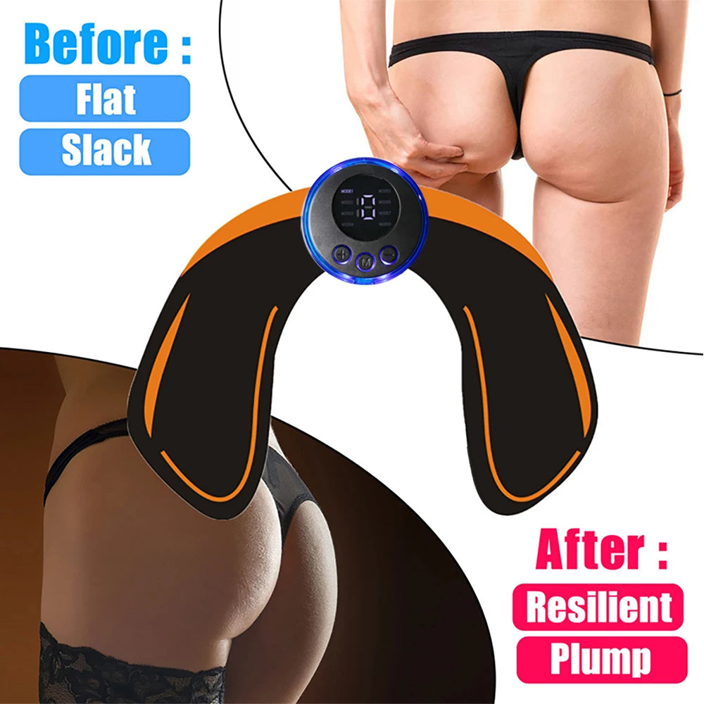 NEW Arrivals Electric Hip Fitness ABS Training Patches Buttocks EMS Muscle Stimulator Muscle Exercise Instrument Body Slimming Massager Sports Accessories