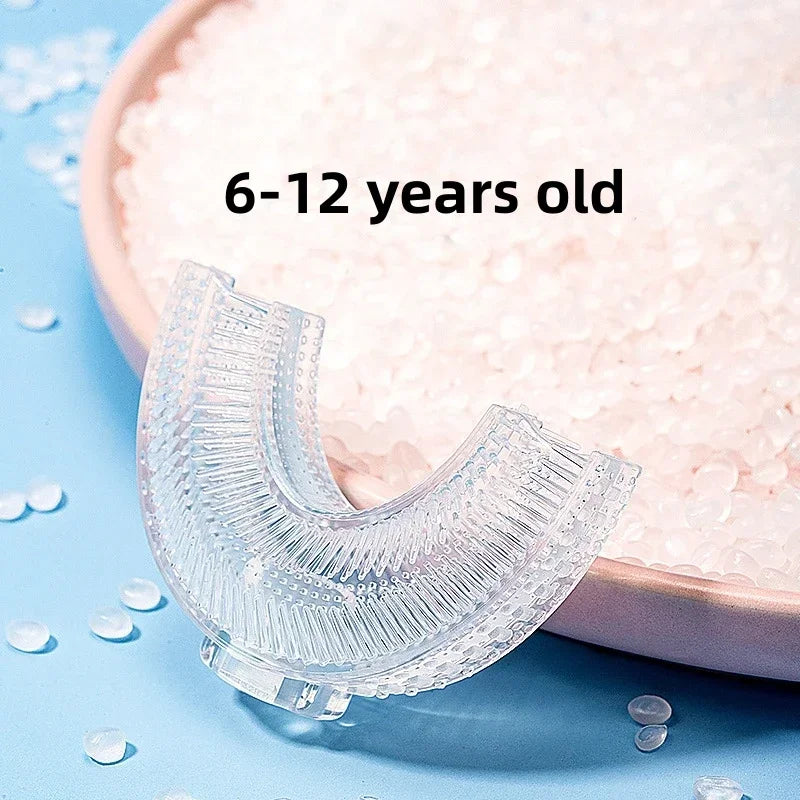 NEW Toothbrush for Kids (2-12Yrs Old) U Shape 360° Children's Toothbrush Teeth Care for Teeth Cleaning Child Toothbrush Baby Brush Dental Care Accessories
