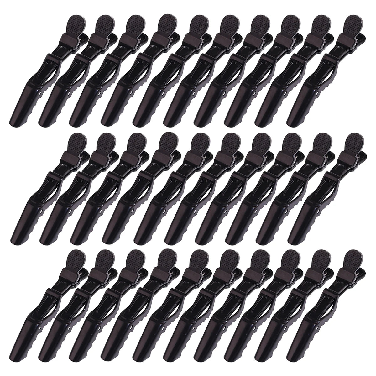 NEW Arrivals 30PCS Set 4 Colors Crocodile Non-Slip Hair Clip Design Claw Shaped Hair Clip Women Beauty Salon Hair Make-Up Clip For Hair Care Accessories