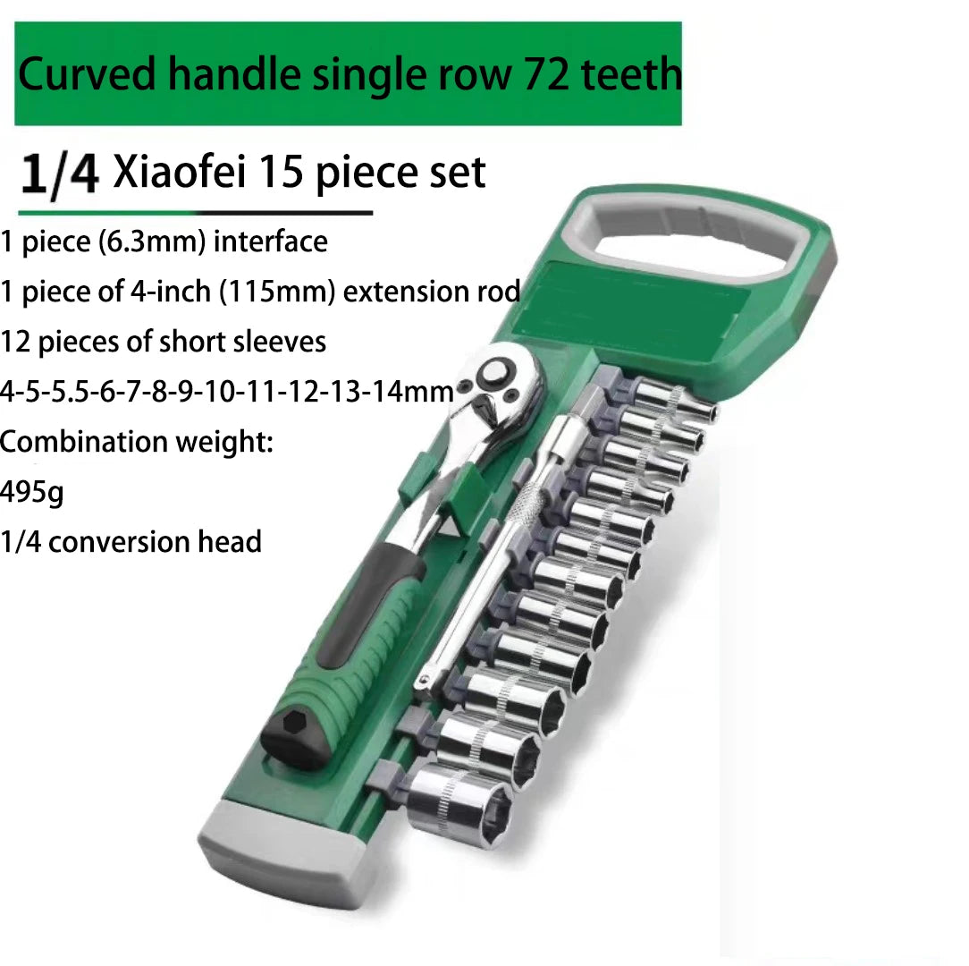 NEW Arrivals Hand Tools, Key Set Wrench, Ratchet Wrench Set 1/4 3/8 1/2 Auto Repair Spanner Tools Car Repair Accessories