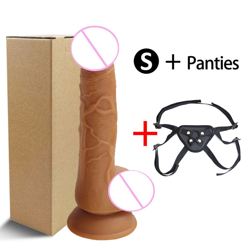 Skin Feeling Realistic Dildo for Women Soft Huge Penis with Suction Cup Female Masturbate Lesbain Anal Sex Toys for Adults 18+