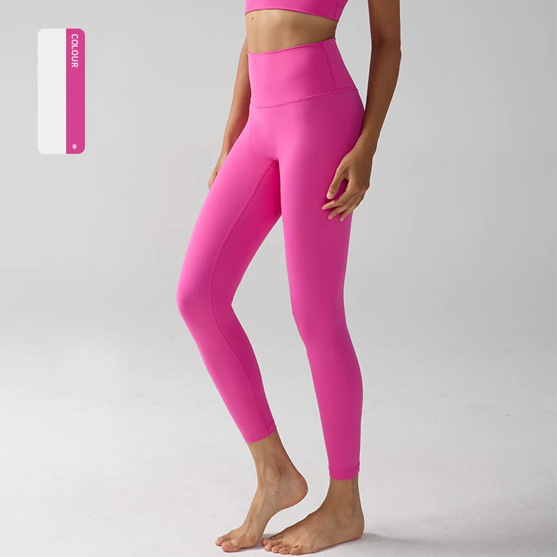 NEW Arrivals S-XL 20 Colors High Waist Naked Feeling Leggings Women Fitness Running Yoga Leggings Pants Energy Gym Tight Leggings Casual Workout Leggings