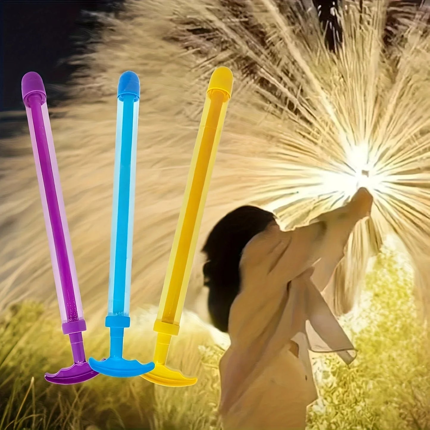 NEW 4PCS Set Colorful Fireworks Water Guns - High-Pressure Water Blasters for Parties Games Romantic Celebrations Water Gun Water Blast Summer Beach Party Games Toys Accessories