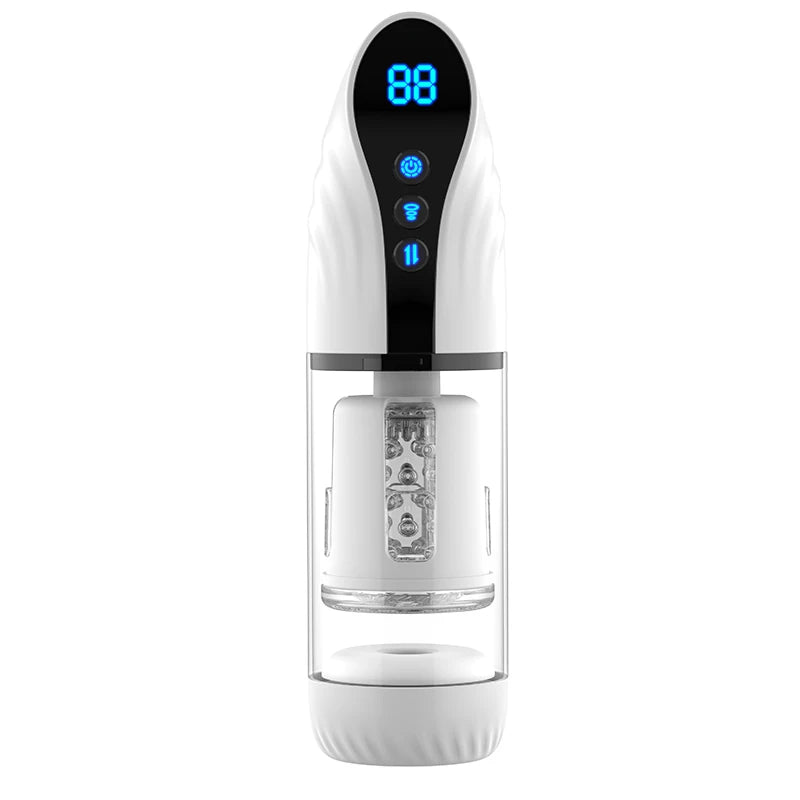Telescopic Rotary Sucking Automatic Multinational Pronunciation Male Exercise Masturbator Adult High Stimulate Sex Toys for Men