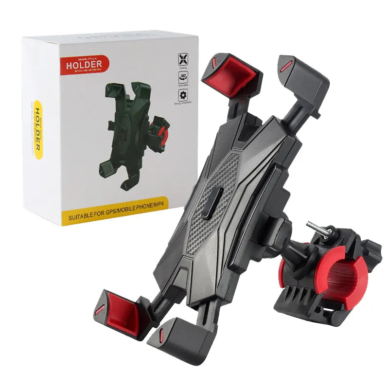 Large Size Phone Holder Motorcycle Mountain Bike Electric Bike Universal Fixed Frame for iPhone Xiaomi Samsung HUAWEI Stands