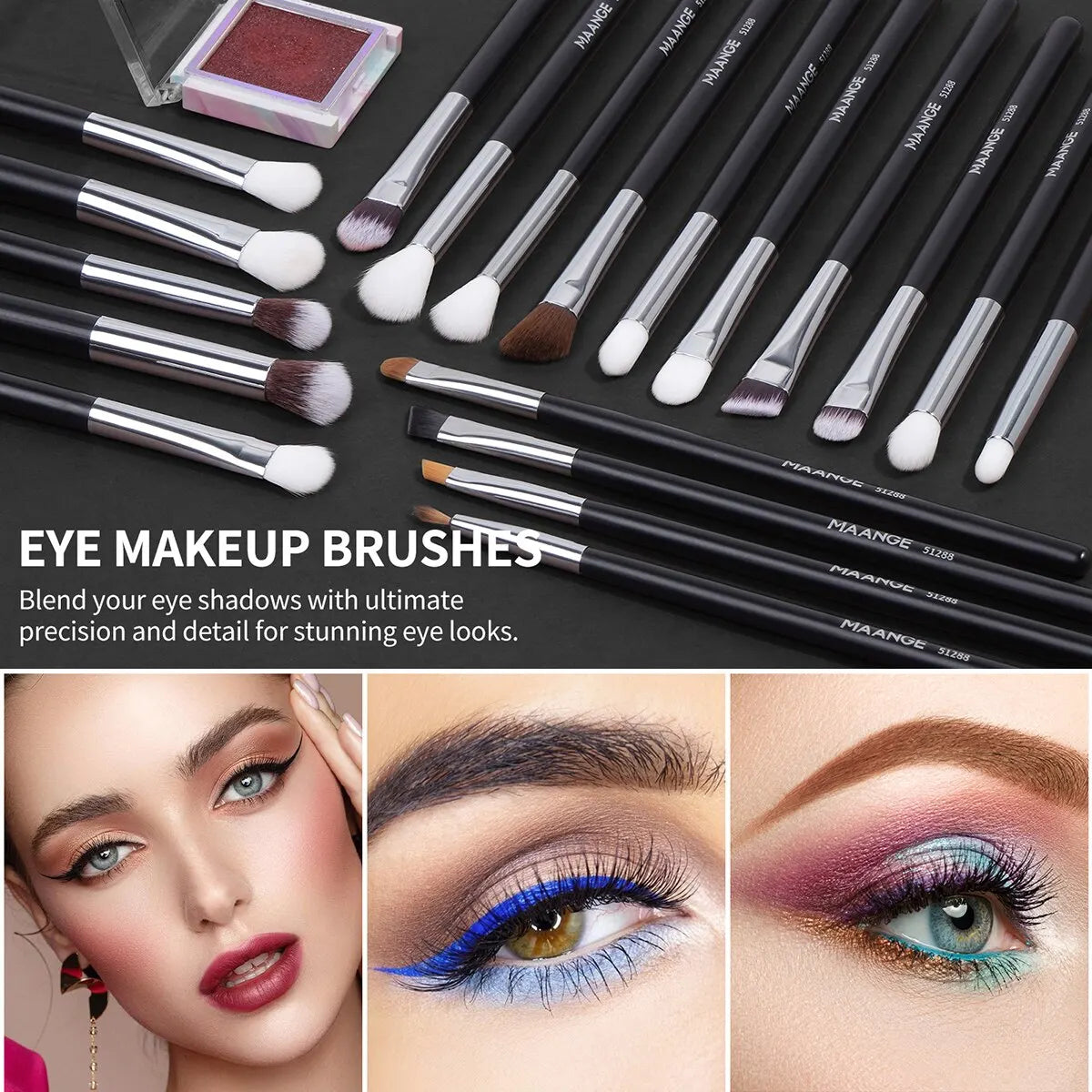 30PCs Professional Makeup Brushes Set Cosmetic Beauty Tools Foundation Eyeshadow Concealer Blend Brushes Fluffy Bristle Powder
