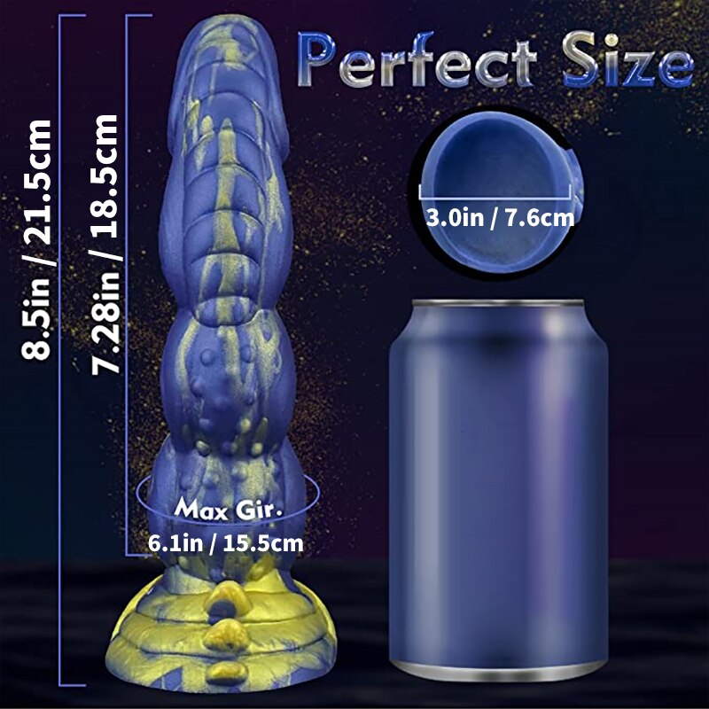 Realistic Silicone Animal Dildo Vaginal G-spot With Suction Cup Anal Plug Hand-free Huge Monster Dildo Female Sex Toys For Women