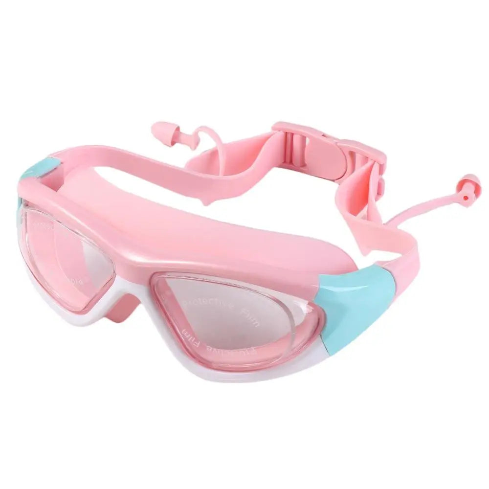 NEW Sports Eyewear Earplug Silicone Anti-Fog UV Protection Waterproof Swimming Glasses Underwater Goggles Swim Goggles Swim Eyewear