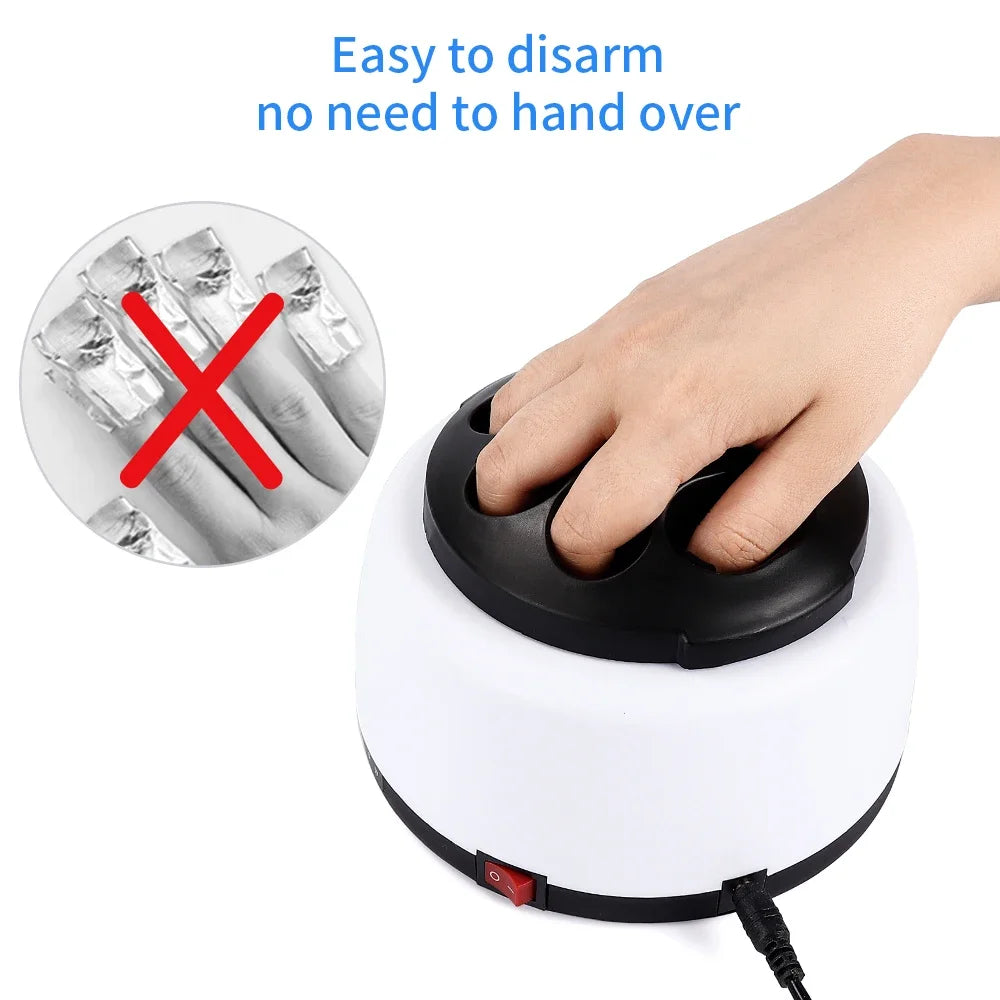 NEW Arrivals Portable 240V Automatic Steam Nail Gel Polish Removal Professional Gel Fast Remover UV Nails Steamer Cleaner Machine For Nail Art Manicure Ladies Girls Beauty Care Supplies Cosmetics Products