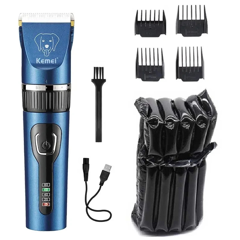 NEW Arrivals Pet Grooming Hair Clippers Set Cordless Electric Dog Pet Clipper Rechargeable Cat Hair Trimmer For Dogs Ceramic Blade Shaver Pets Home Beauty Salon Products