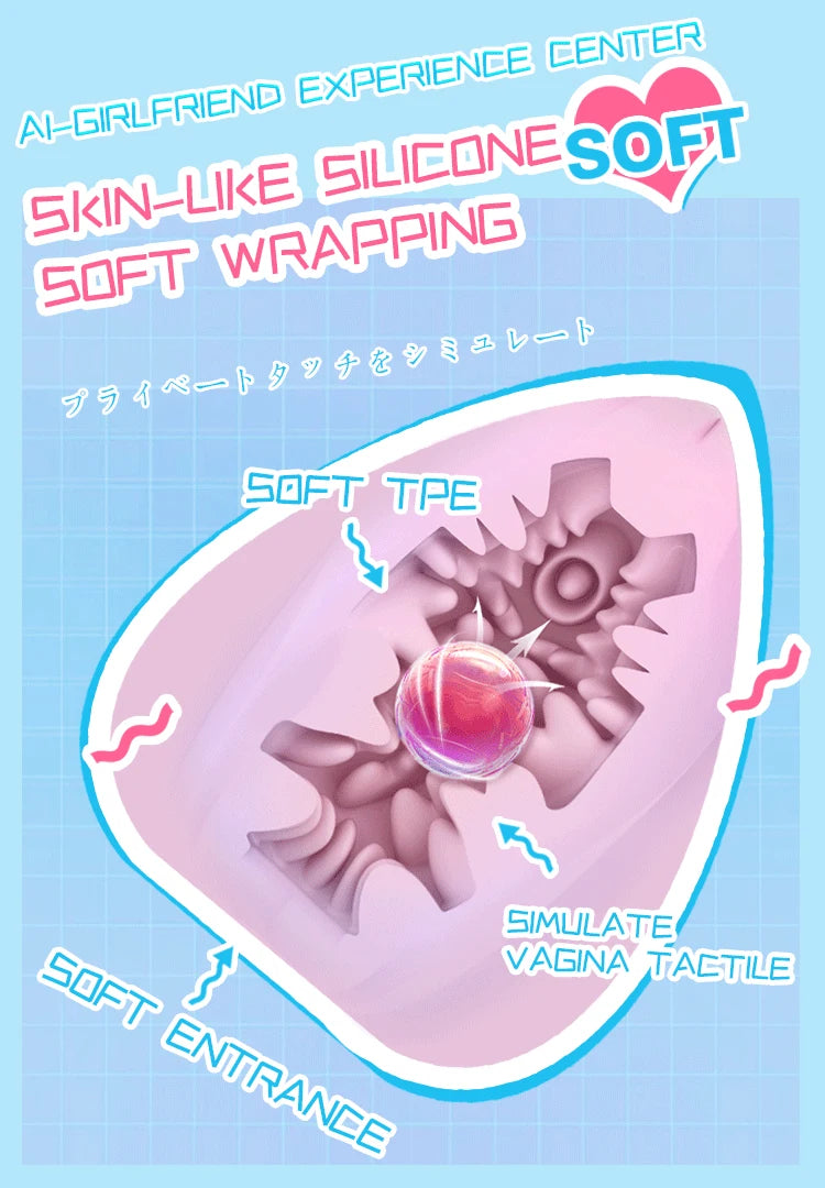 Ass Male Masturbator Silicone Vagina For Men Pussy Pocket Heating Sucking Masturbation Cup Sex Toys For Adults Product Goods