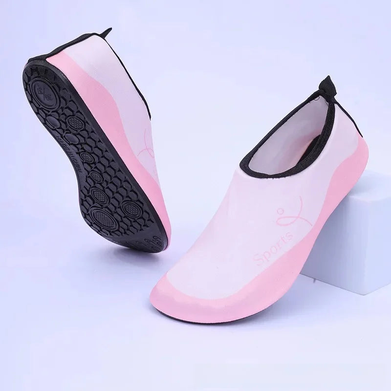 NEW Arrivals 35/41 Size Women Unisex Beach Shoes Anti-Slip Diving Snorkeling Swimming Wading Soft Bottom Children's Beach Sandals Breathable Rubber Outsole