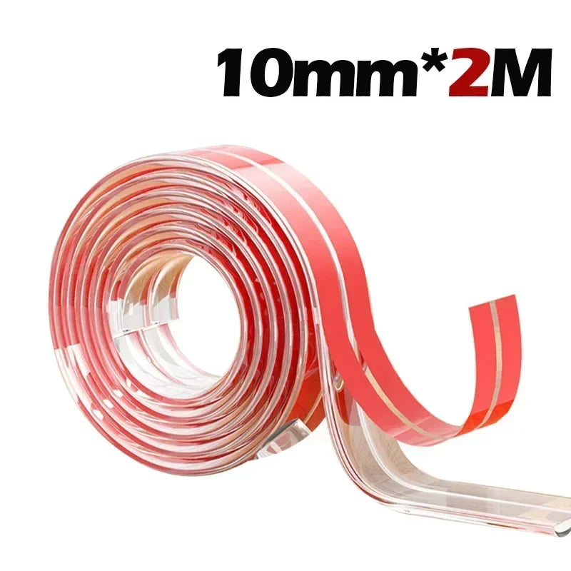 NEW Arrivals 1OPCS Corner Guards Set + 3M Transparent PVC Baby Protection Strip with Double-Sided Tape Anti-Bumb Kid Safety Table Edge Furniture Guard Corner L Protectors