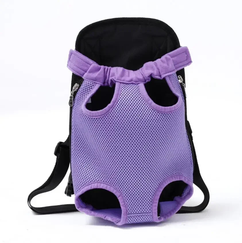 NEW Arrivals Adjustable Cat Dog Carrier Bag Pet Double Shoulder Backpack Portable Bag Outdoor Travel Camping Hiking Chest Strap Bag Pets Accessories