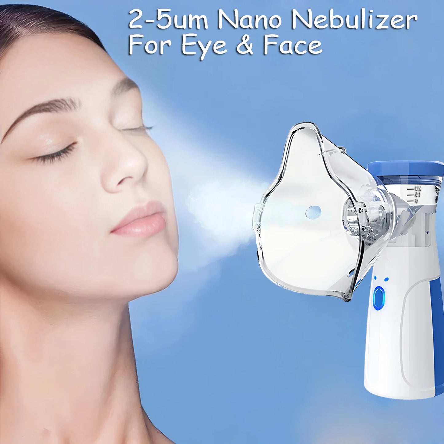 NEW Arrivals Top Quality Spray-Head Nano Mist Sprayer Mini Handheld Hydrating Humidifier Skin Care Portable Facial Steamer Nebulizer