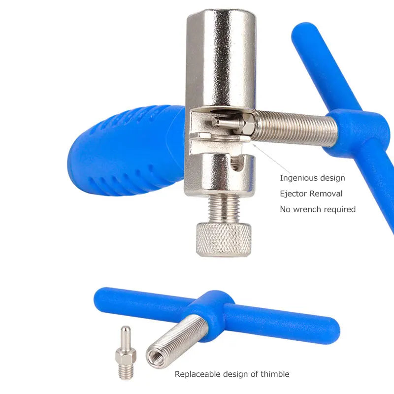 NEW Blue Bicycle Chain Cutter Removal Tool High Carbon Steel Cycling Link Breaker Splitter Mountain Road Bike Repair Tools