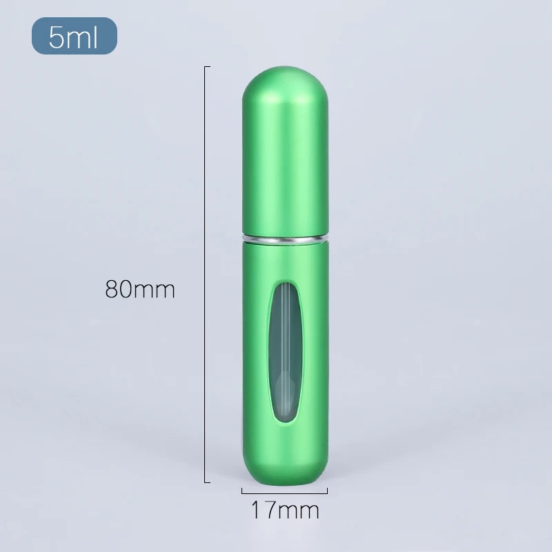 5/8ml Portable Mini Refillable Perfume Atomizer Aluminum Parfume Spray Bottle Empty Cosmetic Containers for Travel Tool