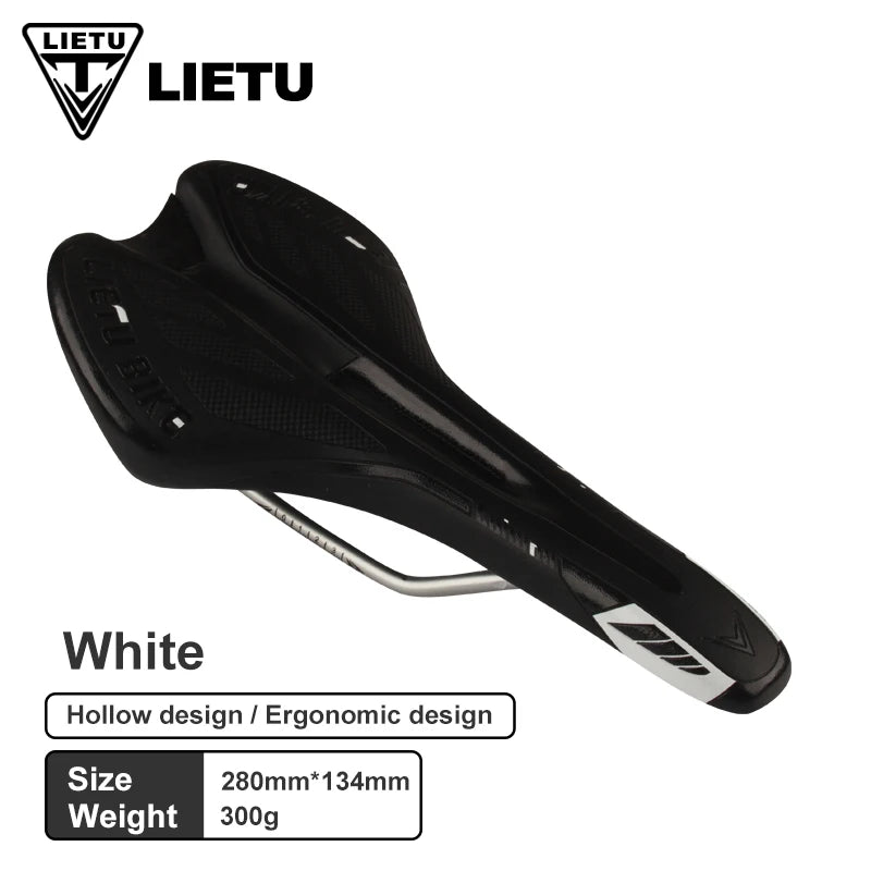 NEW Arrivals 12 Colors Bicycle Carbon Fiber Saddle MTB Road Bike Cycling Silicone Skid-Proof Saddle Seat Silica Gel Cushion Seat Leather Front Seat Mat Bicycles Accessories
