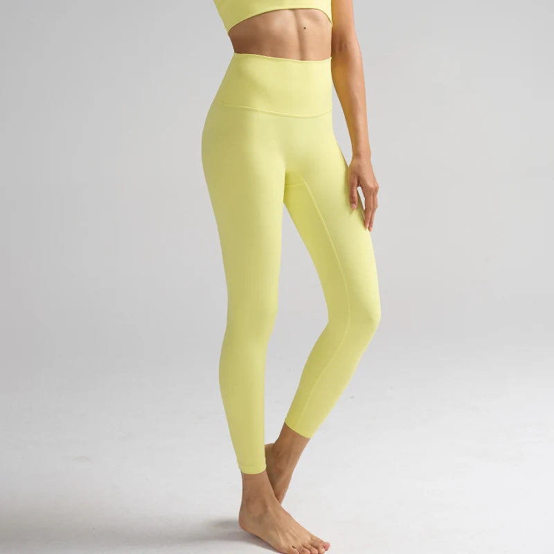 NEW Arrivals S-XL 20 Colors High Waist Naked Feeling Leggings Women Fitness Running Yoga Leggings Pants Energy Gym Tight Leggings Casual Workout Leggings