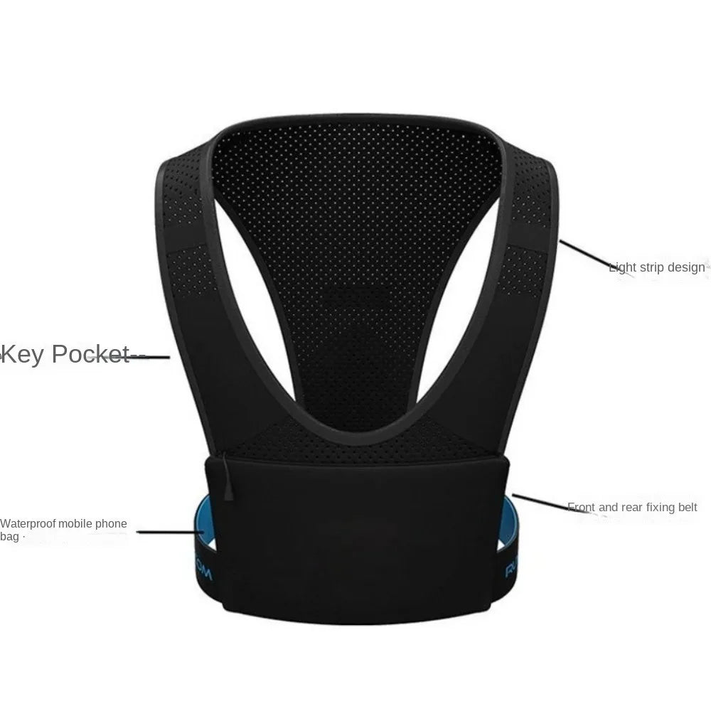 NEW Marathon Lightweight Running Backpack with Adjustable Strap Breathable Running Vest Universal Phone Holder Bag Outdoor Cycling Hiking Running Bags Sports Accessories