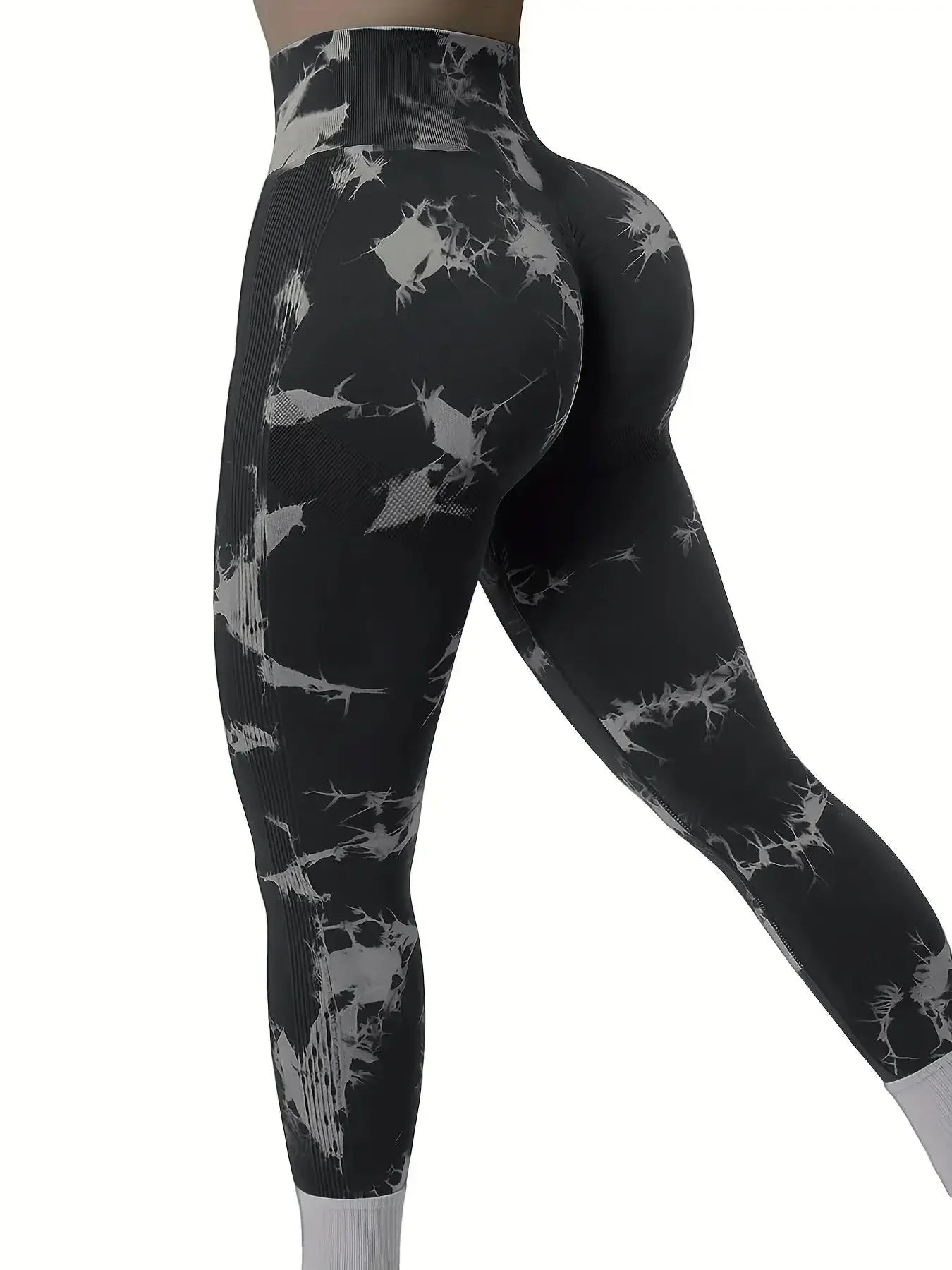 NEW Arrivals S(45-55KG0- XL(75-95KG) 9 Colors Women's Tie-Dye Seamless Peach Butt High Waist Butt Pants Stretch Fitness Yoga Pants Outdoor Running Leggings Ladies Sports Clothing Supplies