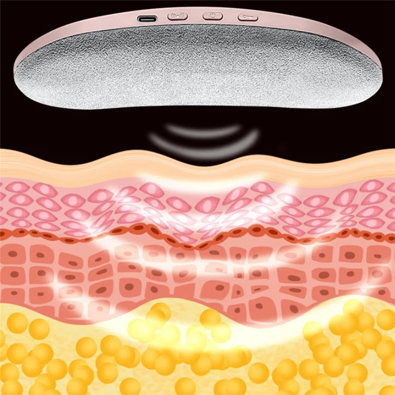 NEW A84Z-Menstrual Heating Pad Smart Warm Palace Belt Period Pain Relief Waist Pain Uterus Vibrating Abdominal Massager Electric Waist Belt Women Personal Care Supplies