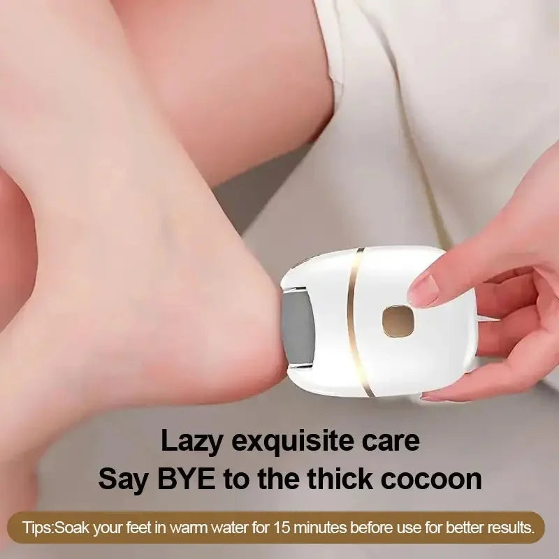 NEW 3 Heads Set Rechargeable Electric Foot Grinder for Thick Faux Leather USB Personal Care Tool with Interchangeable Heads Grooming Tool