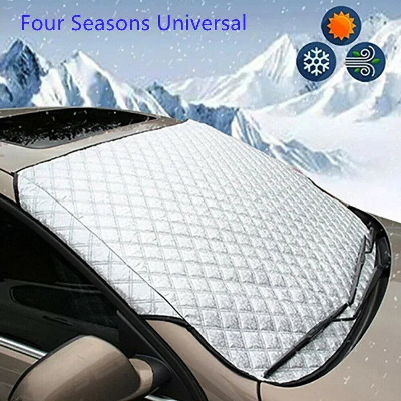 NEW Summer Car Sun Protectors and Winter Car Snow Ice Shields Are Suitable for Front Windshields to Prevent Frost and Dust Cars Accessories